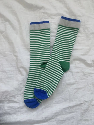 Atomy Stripe Pattern Color Block Socks
