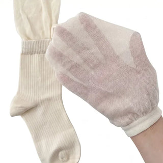 Pyo Layered See-through Loose Long Knee Socks