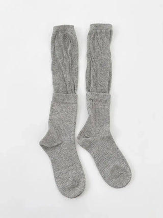 Pyo Layered See-through Loose Long Knee Socks