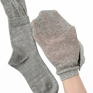 Pyo Layered See-through Loose Long Knee Socks