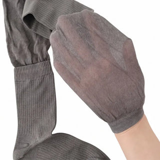 Pyo Layered See-through Loose Long Knee Socks