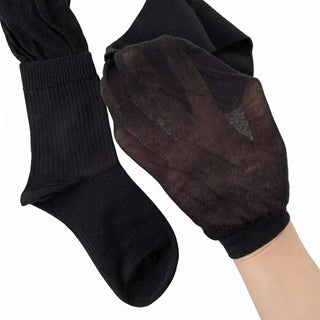 Pyo Layered See-through Loose Long Knee Socks