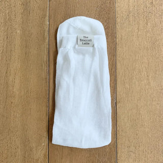 Basic See-through Cotton Shirred Knee Warmer Long Socks