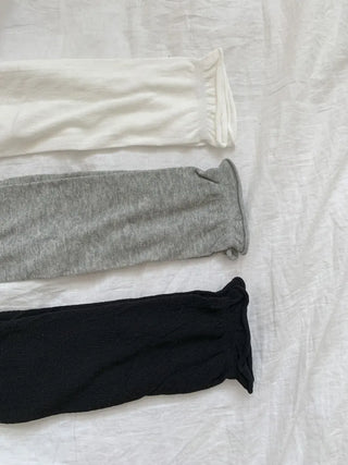 Rolling Basic Cotton Knee Socks Tabi Flip-flop Toe Socks