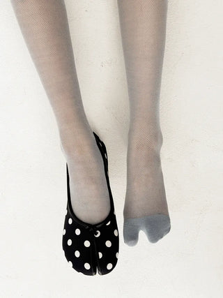 See-through Tabi Colored Toes Long Knee Socks Flip-flops Summer Socks