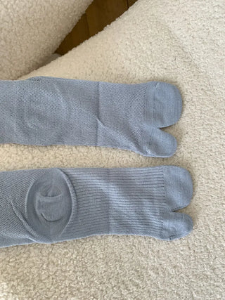 See-through Tabi Colored Toes Long Knee Socks Flip-flops Summer Socks