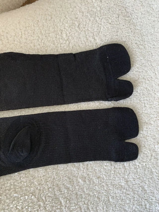See-through Tabi Colored Toes Long Knee Socks Flip-flops Summer Socks