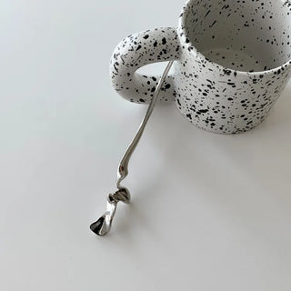 Winding Metal Silver Hair Updo Pin