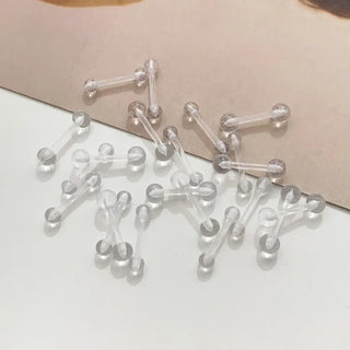 Hypoallergenic, Hypoallergenic Transparent Silicone Piercing