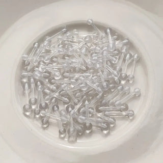 Hypoallergenic, Hypoallergenic Transparent Silicone Piercing