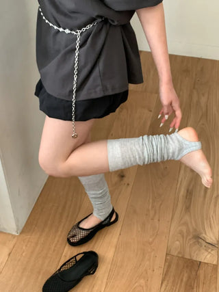 Summer See-through Layered Pattern Long Thin Socks Leg Warmers Collection