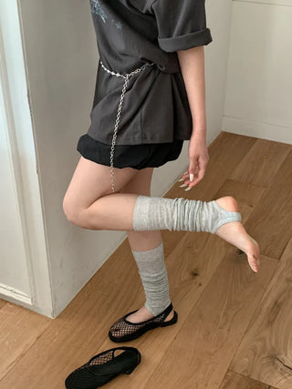Summer See-through Layered Pattern Long Thin Socks Leg Warmers Collection
