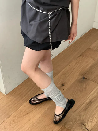 Summer See-through Layered Pattern Long Thin Socks Leg Warmers Collection