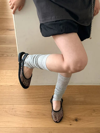 Summer See-through Layered Pattern Long Thin Socks Leg Warmers Collection