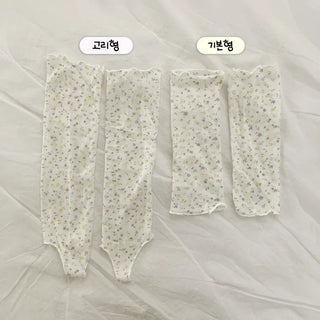 Summer See-through Layered Pattern Long Thin Socks Leg Warmers Collection
