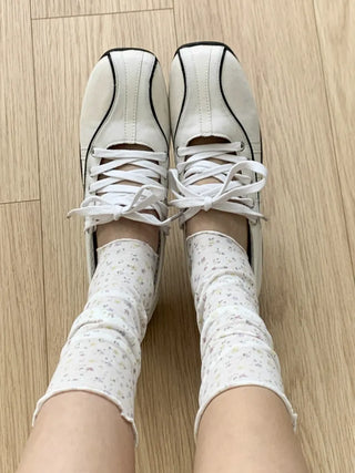 Summer See-through Layered Pattern Long Thin Socks Leg Warmers Collection