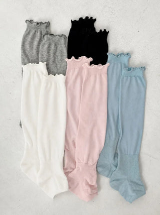 Summer See-through Layered Pattern Long Thin Socks Leg Warmers Collection