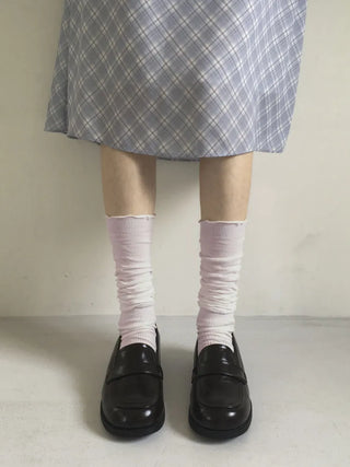 Summer See-through Layered Pattern Long Thin Socks Leg Warmers Collection