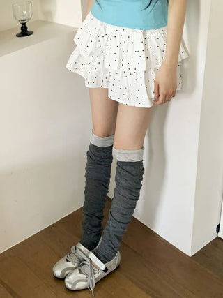 Summer See-through Layered Pattern Long Thin Socks Leg Warmers Collection