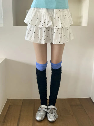 Summer See-through Layered Pattern Long Thin Socks Leg Warmers Collection