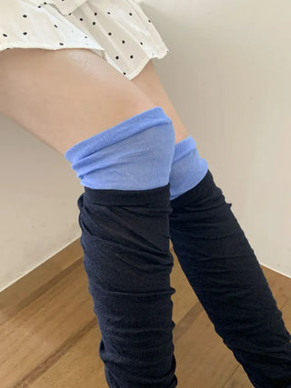 Summer See-through Layered Pattern Long Thin Socks Leg Warmers Collection