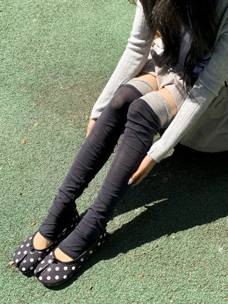 Summer See-through Layered Pattern Long Thin Socks Leg Warmers Collection