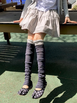 Summer See-through Layered Pattern Long Thin Socks Leg Warmers Collection