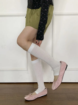 Summer See-through Layered Pattern Long Thin Socks Leg Warmers Collection