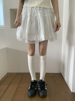 Summer See-through Layered Pattern Long Thin Socks Leg Warmers Collection
