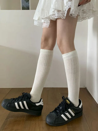 Summer See-through Layered Pattern Long Thin Socks Leg Warmers Collection