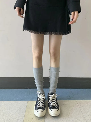 Summer See-through Layered Pattern Long Thin Socks Leg Warmers Collection