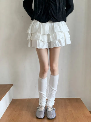 Summer See-through Layered Pattern Long Thin Socks Leg Warmers Collection