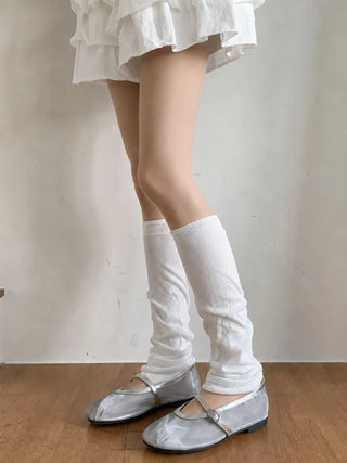 Summer See-through Layered Pattern Long Thin Socks Leg Warmers Collection