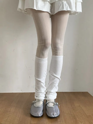 Summer See-through Layered Pattern Long Thin Socks Leg Warmers Collection