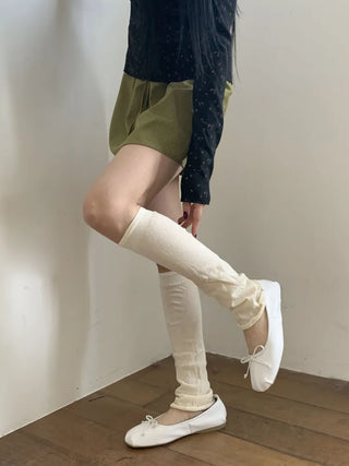 Summer See-through Layered Pattern Long Thin Socks Leg Warmers Collection