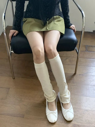 Summer See-through Layered Pattern Long Thin Socks Leg Warmers Collection