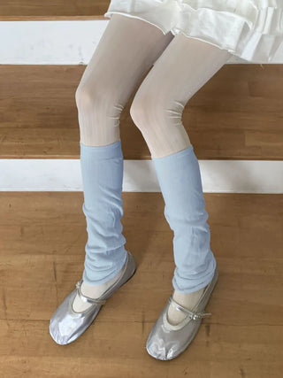 Summer See-through Layered Pattern Long Thin Socks Leg Warmers Collection