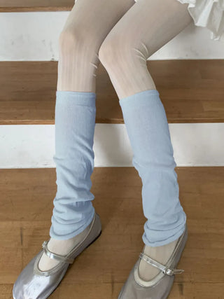 Summer See-through Layered Pattern Long Thin Socks Leg Warmers Collection