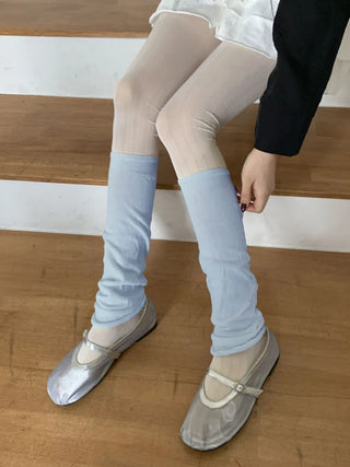 Summer See-through Layered Pattern Long Thin Socks Leg Warmers Collection