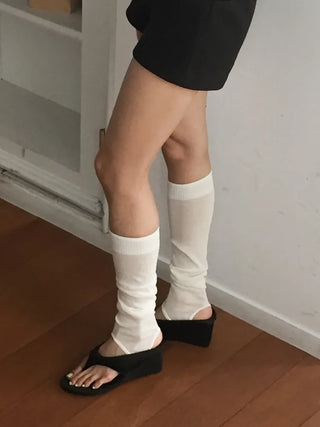 Summer See-through Layered Pattern Long Thin Socks Leg Warmers Collection