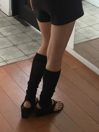 Summer See-through Layered Pattern Long Thin Socks Leg Warmers Collection