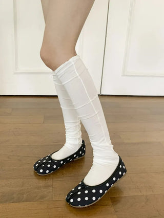 Summer See-through Layered Pattern Long Thin Socks Leg Warmers Collection