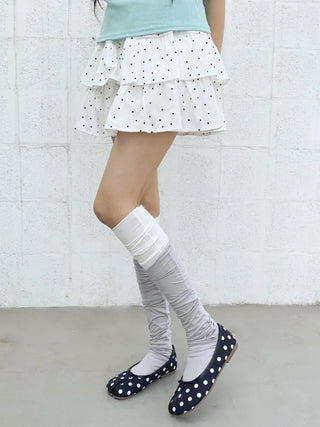Summer See-through Layered Pattern Long Thin Socks Leg Warmers Collection