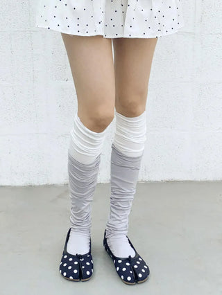 Summer See-through Layered Pattern Long Thin Socks Leg Warmers Collection