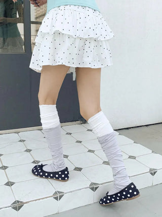 Summer See-through Layered Pattern Long Thin Socks Leg Warmers Collection