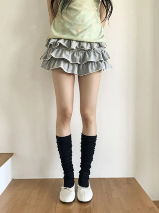 Summer See-through Layered Pattern Long Thin Socks Leg Warmers Collection