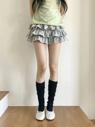 Summer See-through Layered Pattern Long Thin Socks Leg Warmers Collection