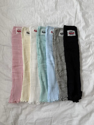 Summer See-through Layered Pattern Long Thin Socks Leg Warmers Collection