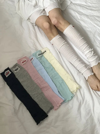 Summer See-through Layered Pattern Long Thin Socks Leg Warmers Collection