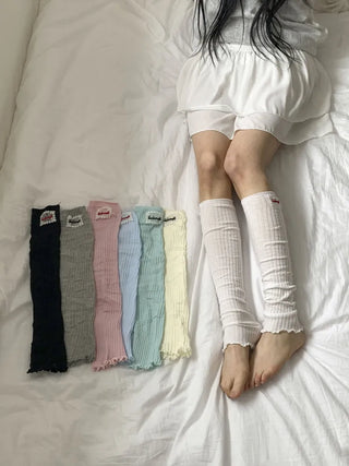 Summer See-through Layered Pattern Long Thin Socks Leg Warmers Collection